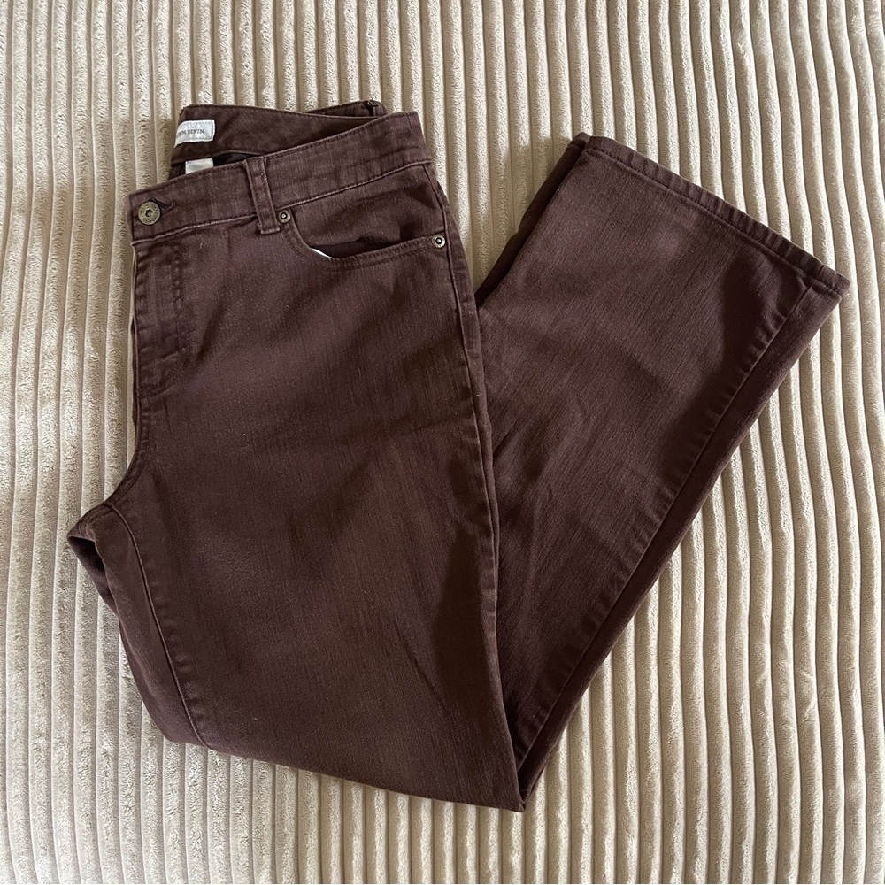 Chico Platinum Denim Flared Leg | Brown